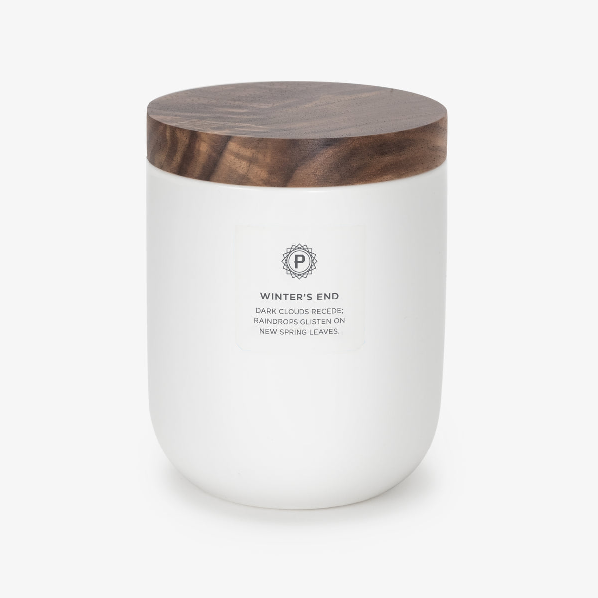 Winter's End Ceramic Candle (Wood wick)