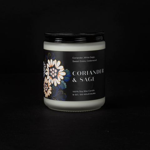 Coriander & Sage Soy Candle