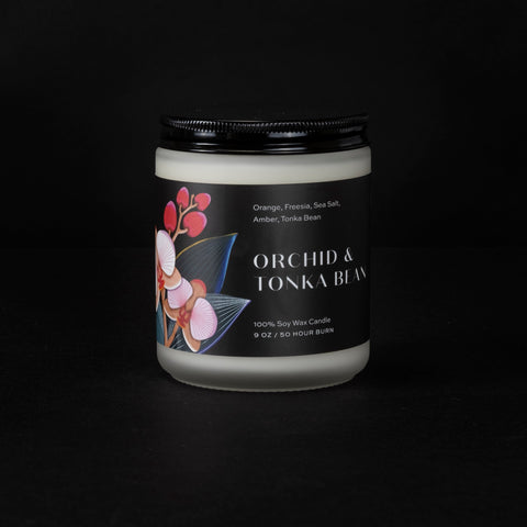 Orchid & Tonka Bean Soy Candle