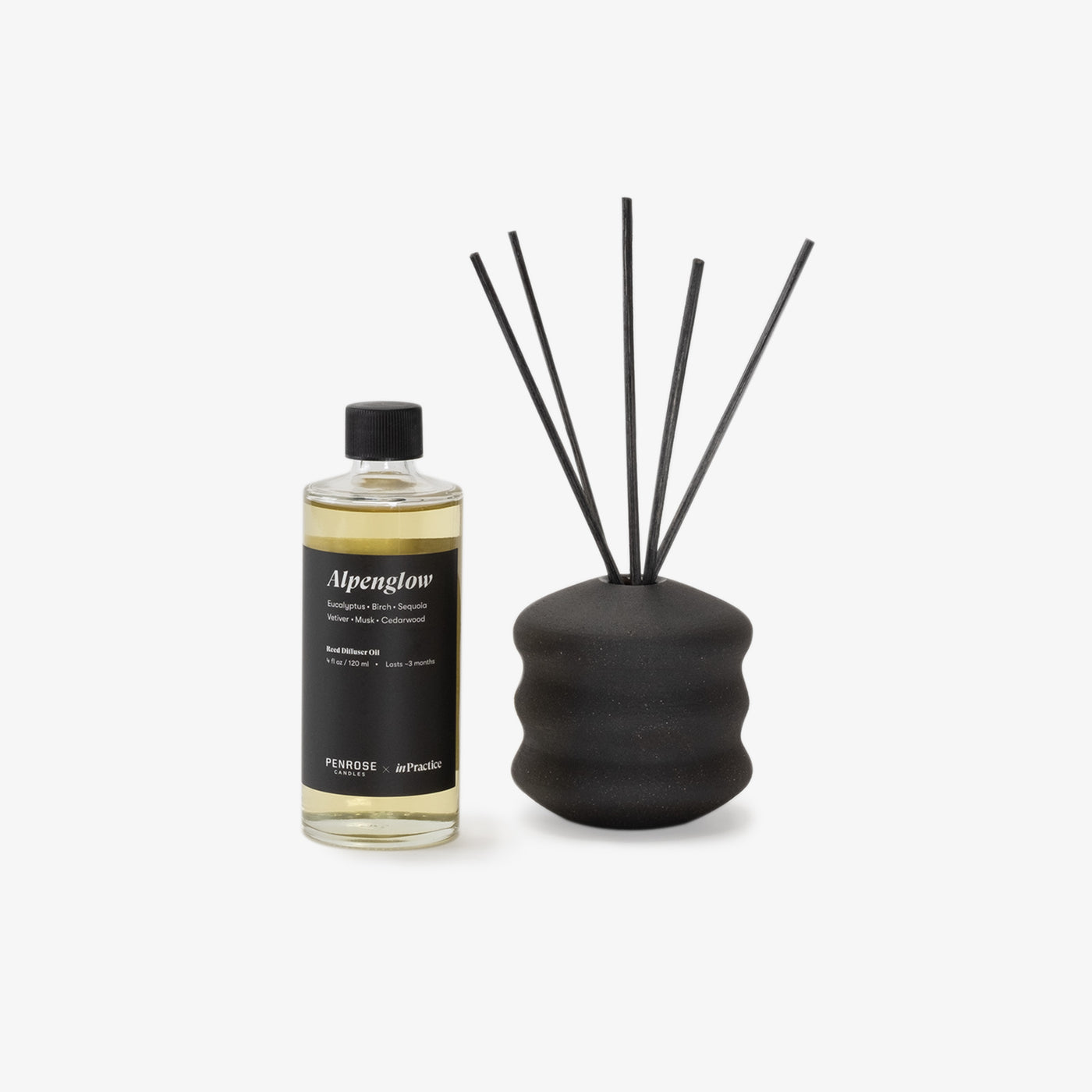 Reed Diffuser Set: Charcoal