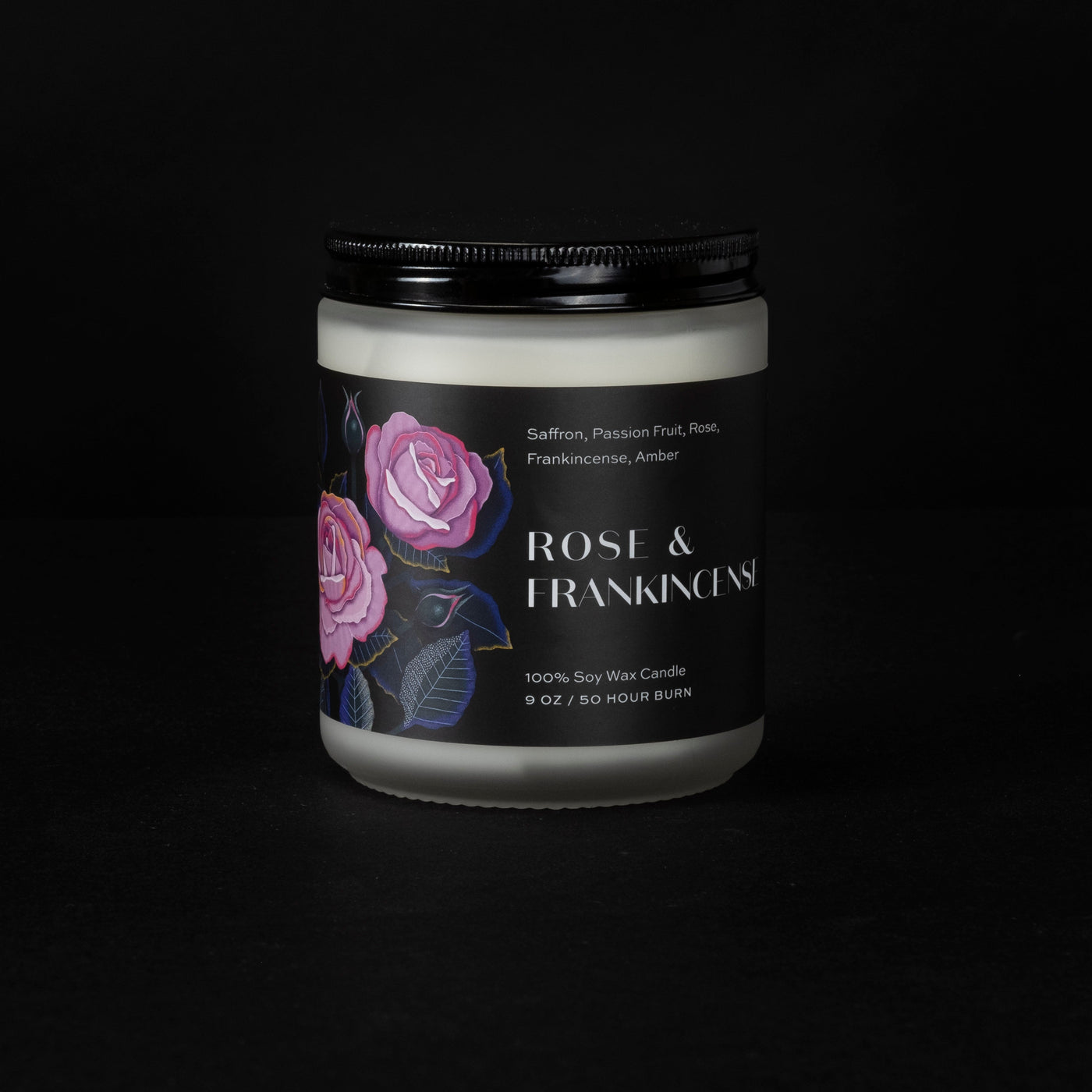 Rose & Frankincense Soy Candle