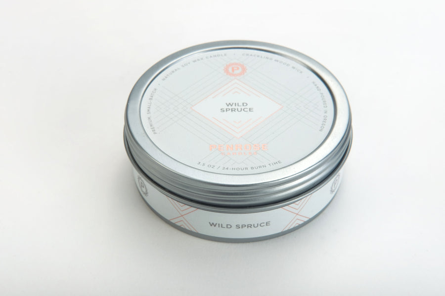 Wild Spruce Travel Candle